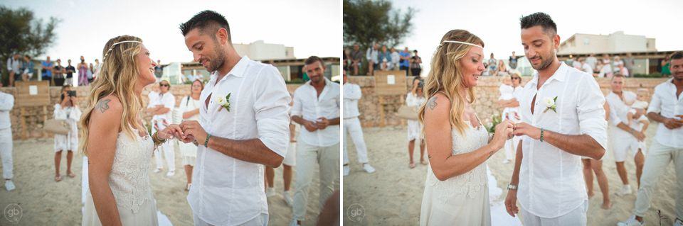 Matrimonio in spiaggia a Formentera